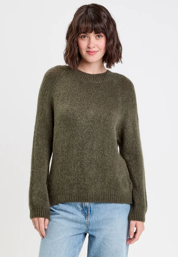 LANGEN ÄRMELN - Strickpullover - vert kaki