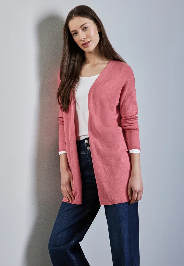 LANGER - Strickjacke - rosa