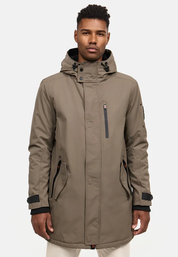 LANZOO - Parka - stone brown