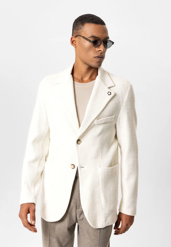 LAPEL COLLAR  - Sakko - ecru