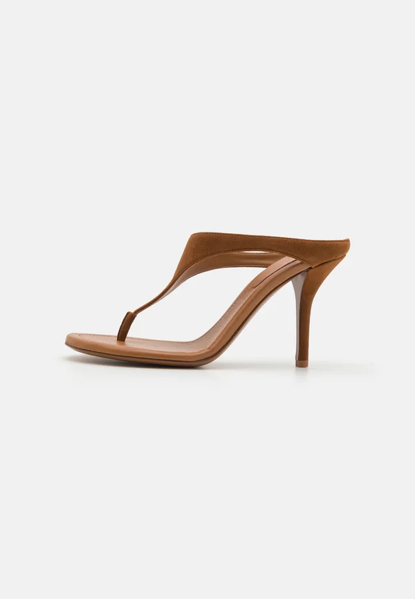 LARA - Pantolette hoch - light brown