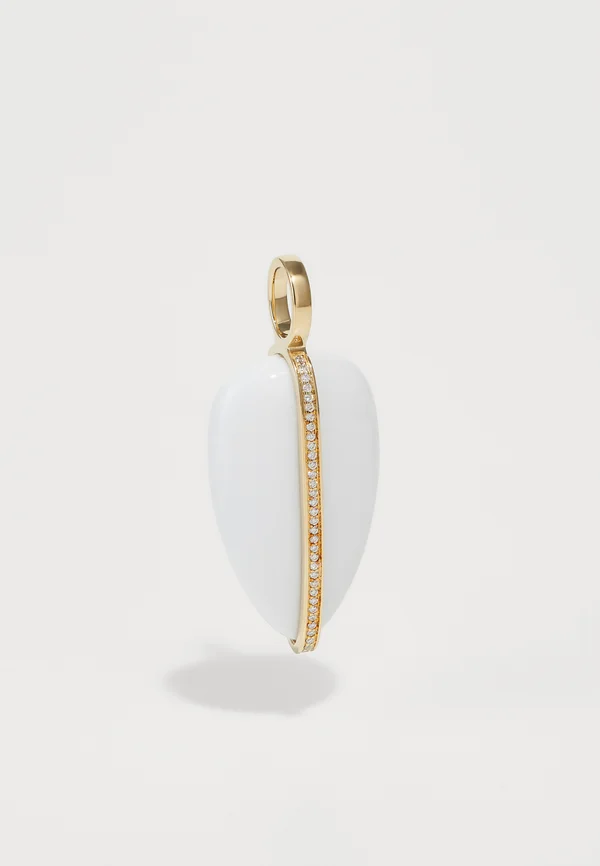 LARGE PENDANT - Anhänger - white