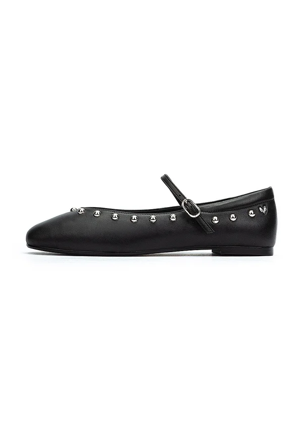 LARIANA - Riemchenballerina - black