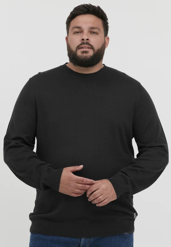 LARS - Strickpullover - black