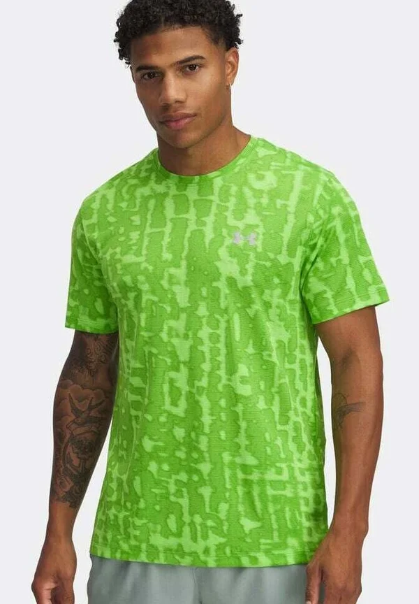 LAUF LAUNCH SHORTSLEEVE - T-Shirt print - green cyber green