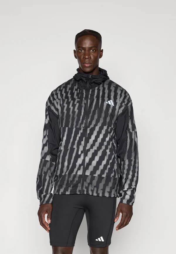Laufjacke - black/reflective silver-coloured