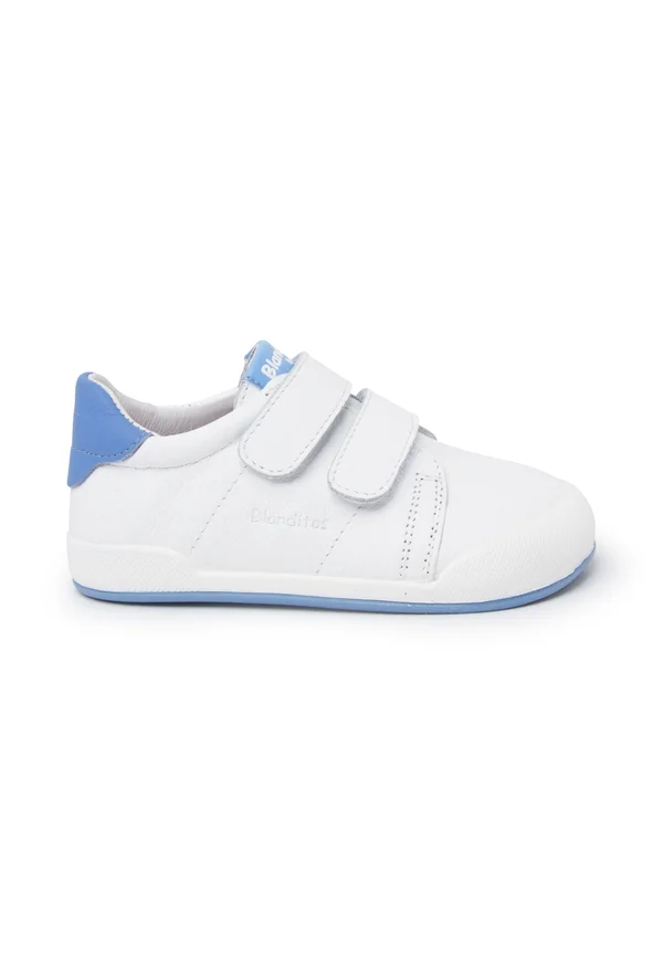 Lauflernschuh - blanco/y azul