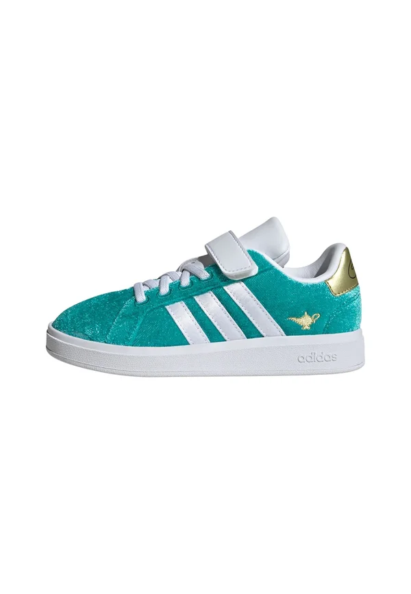 Lauflernschuh - pure teal   cloud white   gold metallic