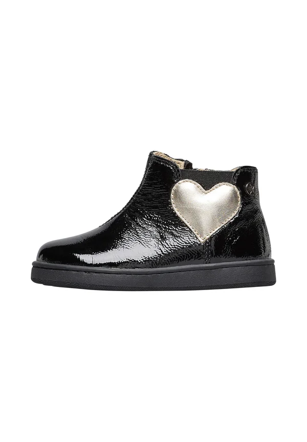 Lauflernschuh - schwarz-gold-