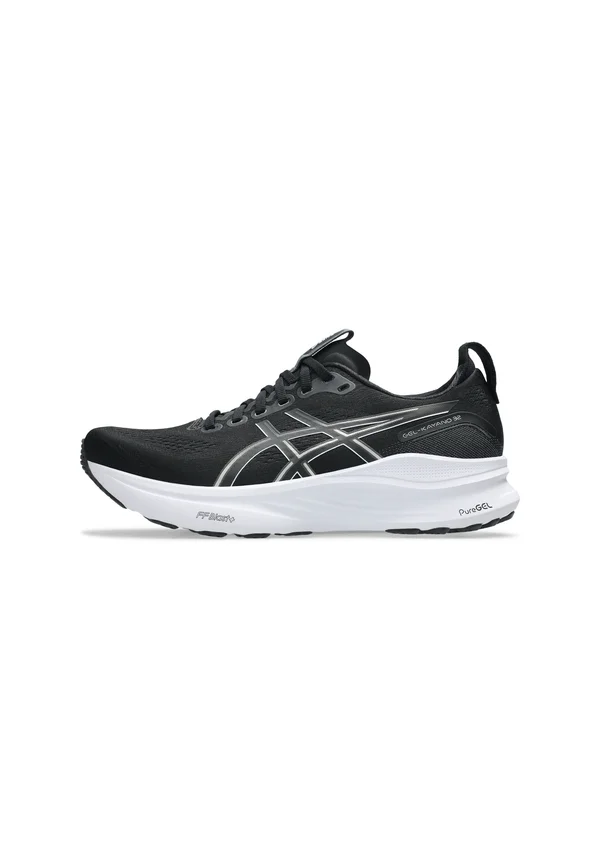 Laufschuh Straße - black white