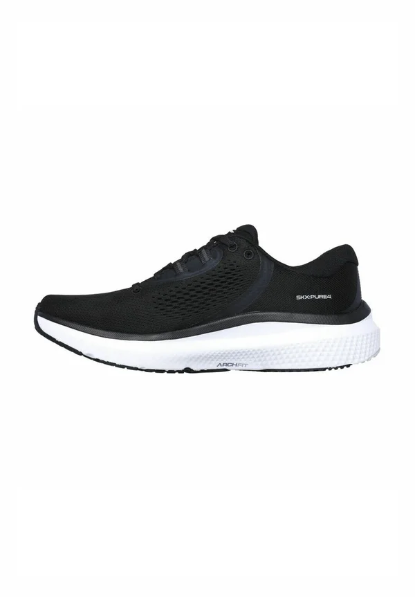 Laufschuh Straße - black white