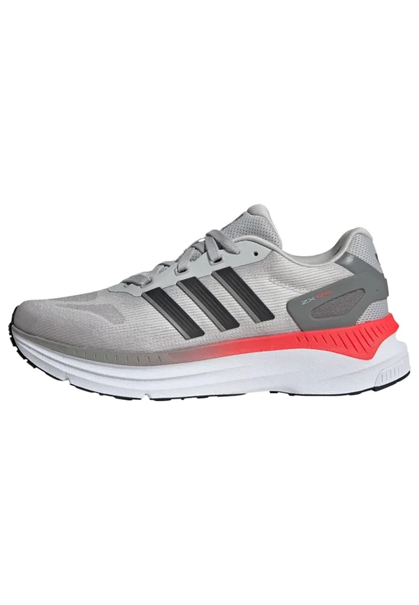 Laufschuh Straße - grey two core black lucid red