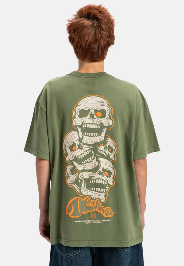 LAUGH STACK - T-Shirt print - gqq bronze green