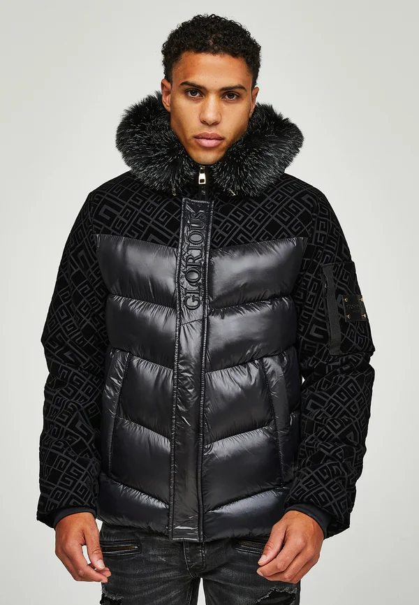 LAVIN - Winterjacke - jet black high shine