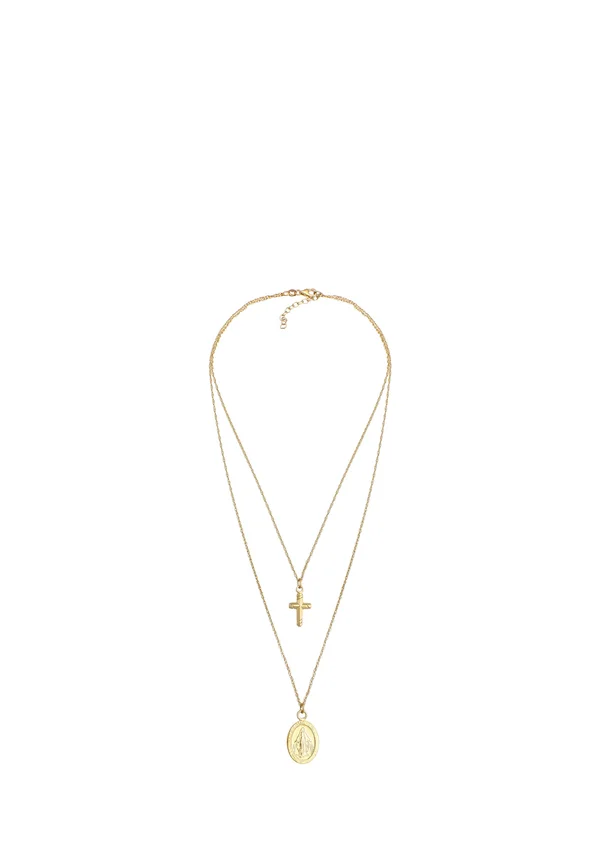 LAYER LOOK CROSS - Halskette - gold-coloured