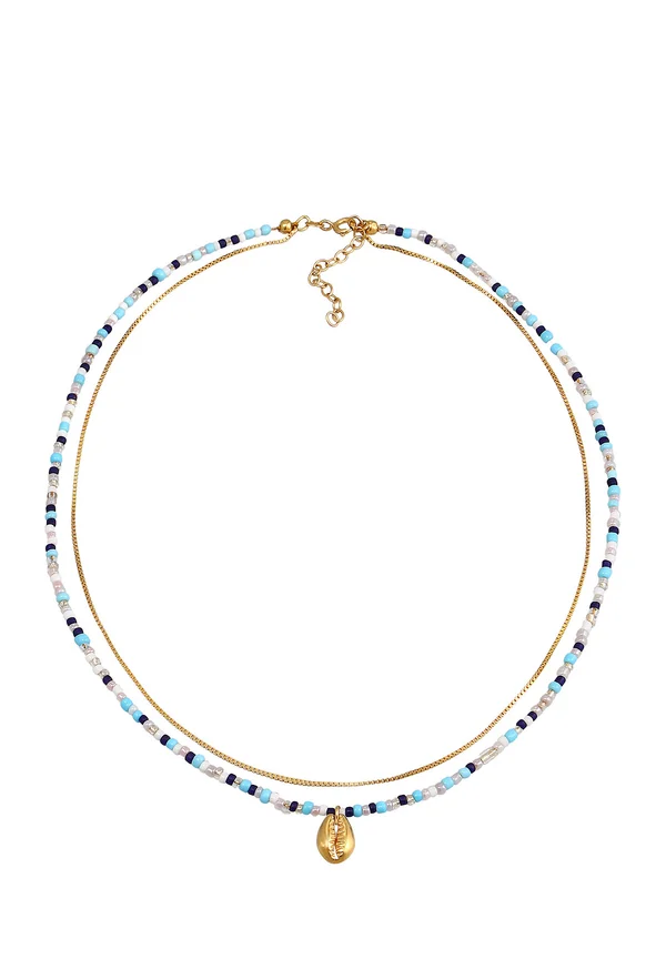 LAYER LOOK SHELL - Halskette - gold-coloured
