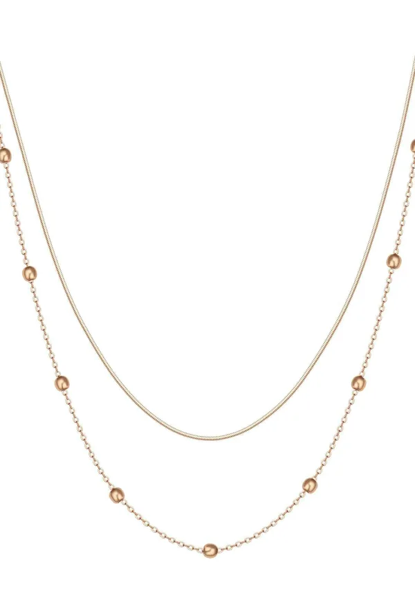 LAYERED BOBBLE  - Halskette - rose gold-coloured