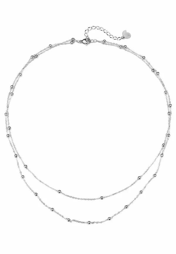 LAYERED BOBBLE - Halskette - silberfarben