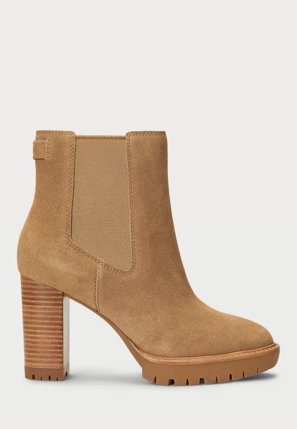 LAYNE SUEDE BOOTIE - Stiefelette - camel