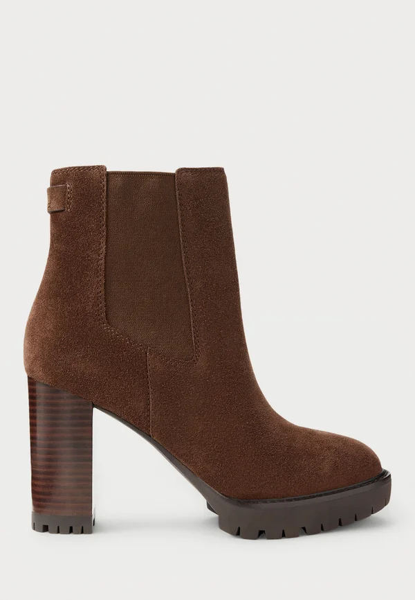 LAYNE SUEDE BOOTIE - Stiefelette - dark hickory