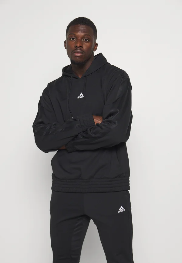 LD WINTER HD BASKETBALL PRO PULLOVER SWEATSHIRT LOOSE - Kapuzenpullover - black