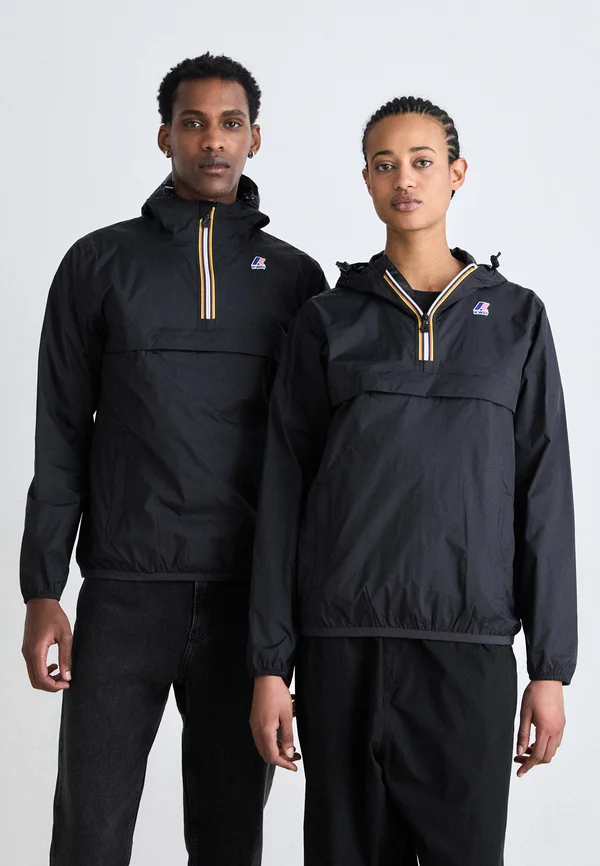 LE VRAI LEON UNISEX - Windbreaker - black pure