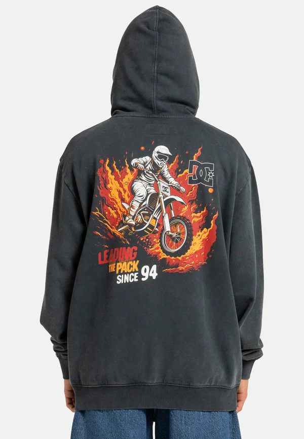 LEADING THE PACK - Kapuzenpullover - bac black acid
