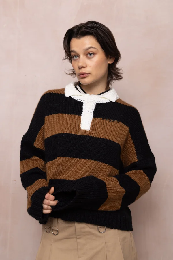 LEAGUE - Strickpullover - brown