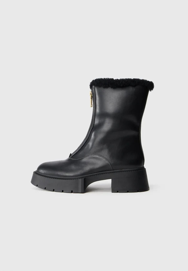 LEAH PLATFORM ZIP - Snowboot/Winterstiefel - black