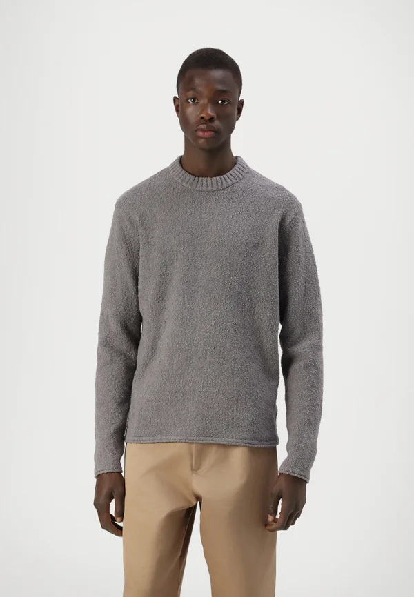 LEANDO - Strickpullover - grey