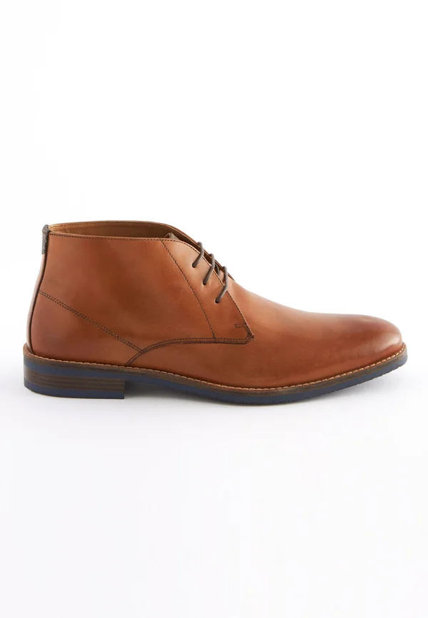 LEATHER CHUKKA BOOTS - Schnürstiefelette - tan brown