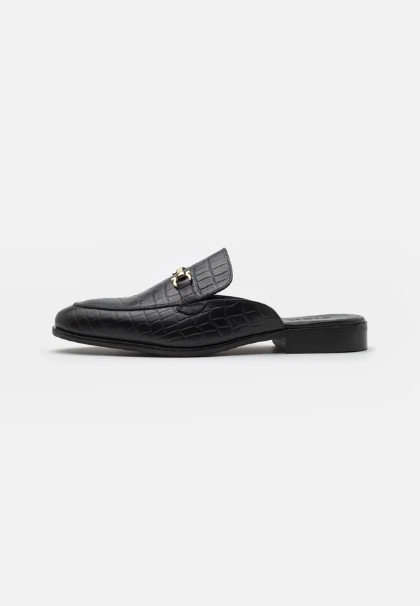 LEATHER - Clogs - black
