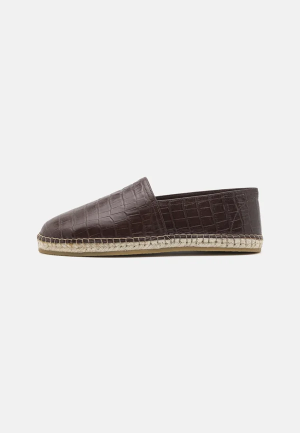 LEATHER - Espadrille - brown