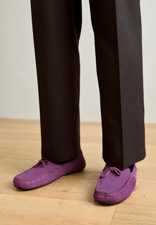 LEATHER - Mokassin - lilac