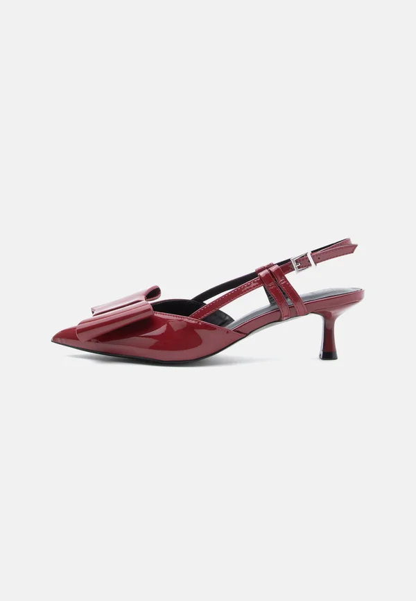 LEATHER - Pumps - dark red