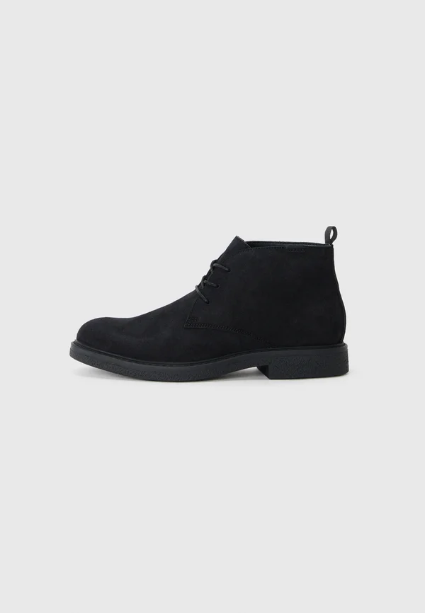 LEATHER - Schnürer - black