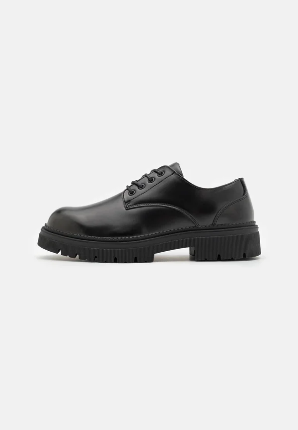 LEATHER - Schnürer - black