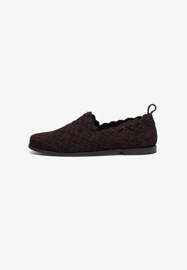LEATHER - Slipper - brown
