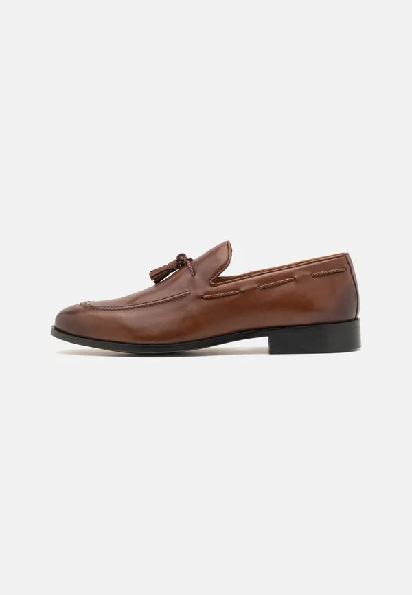 LEATHER - Slipper - brown