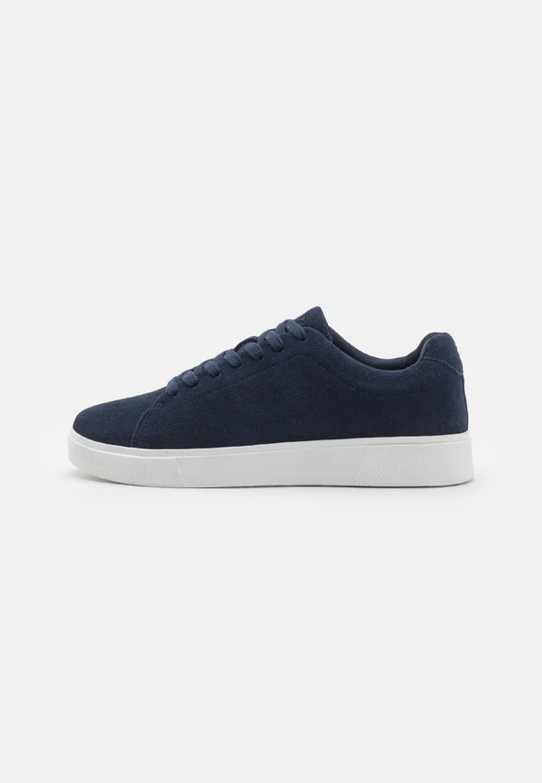 LEATHER - Sneaker low - dark blue