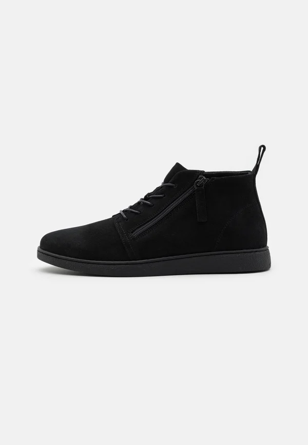 LEATHER - Sportlicher Schnürer - black