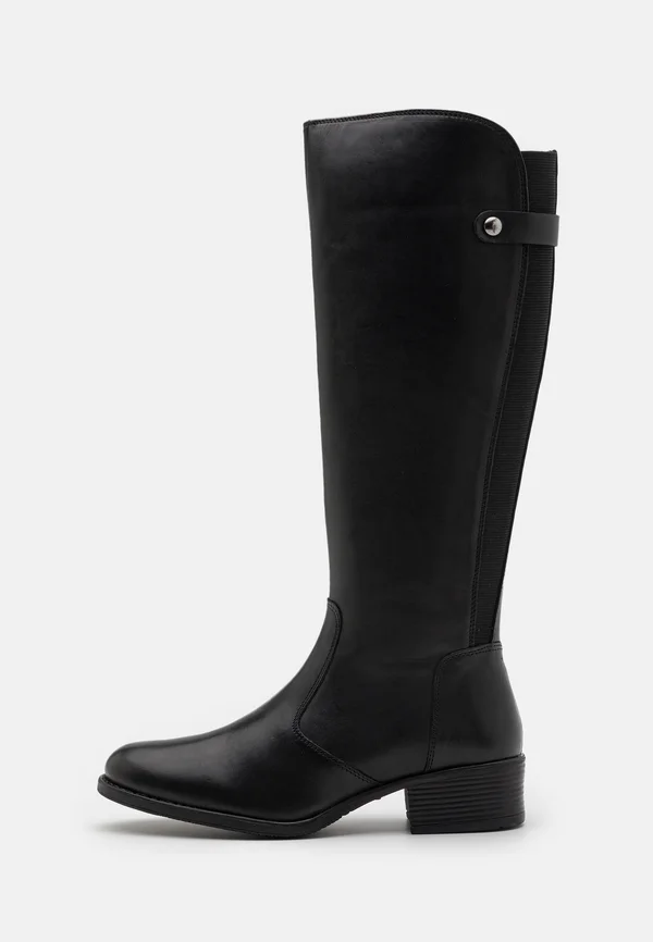 LEATHER - Stiefel - black