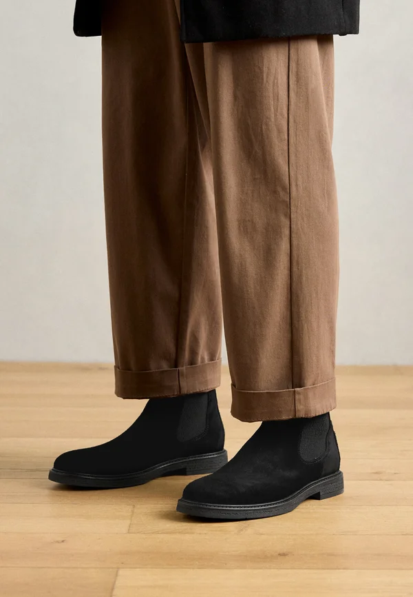 LEATHER  - Stiefelette - black