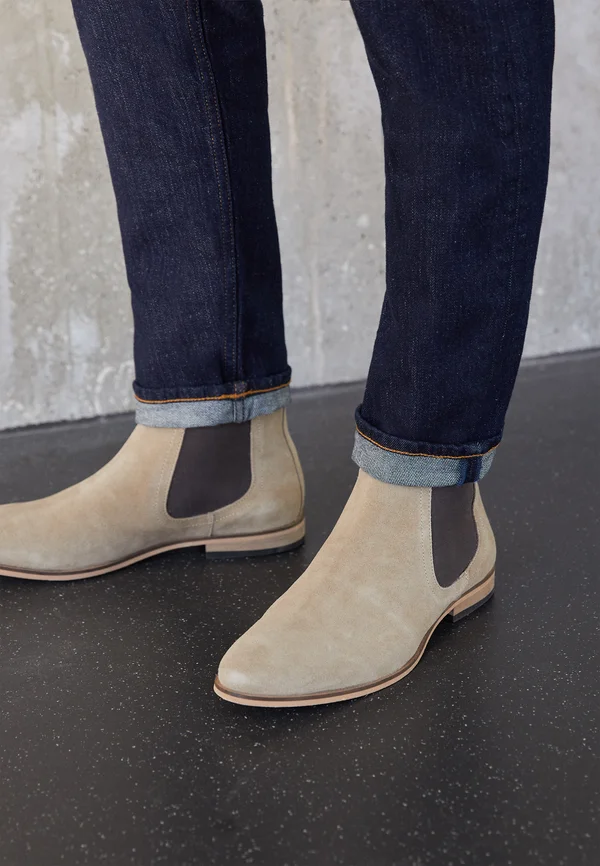 LEATHER - Stiefelette - sand