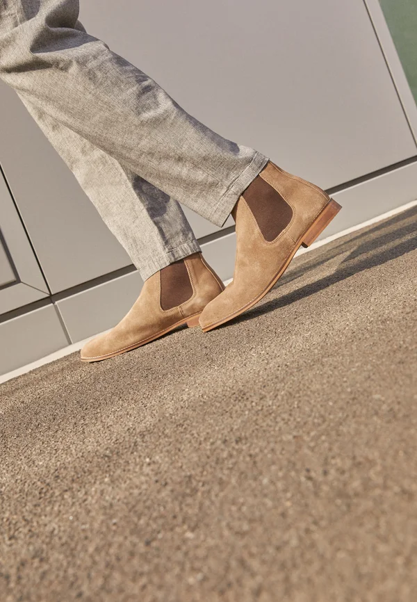 LEATHER  - Stiefelette - taupe