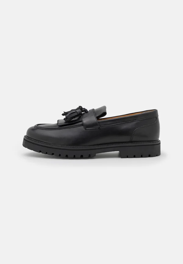 LEATHER UNISEX - Slipper - black