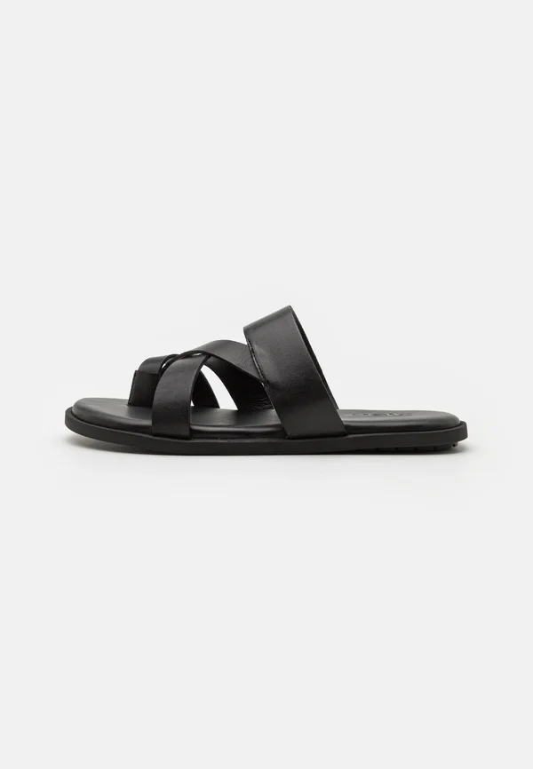 LEATHER - Zehentrenner - black