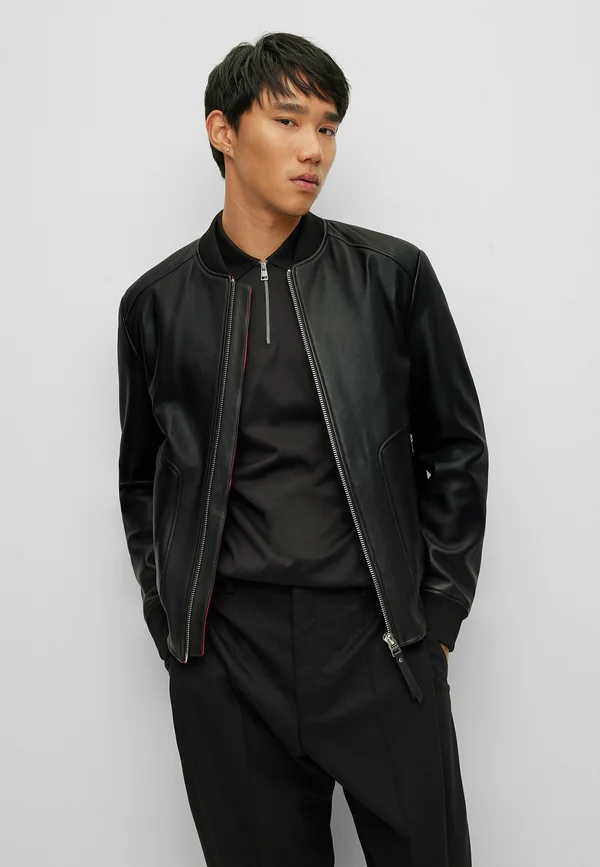 Lederjacke - black one
