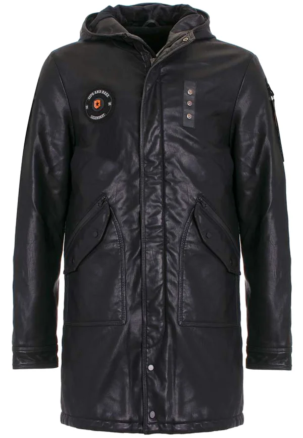 Lederjacke - black