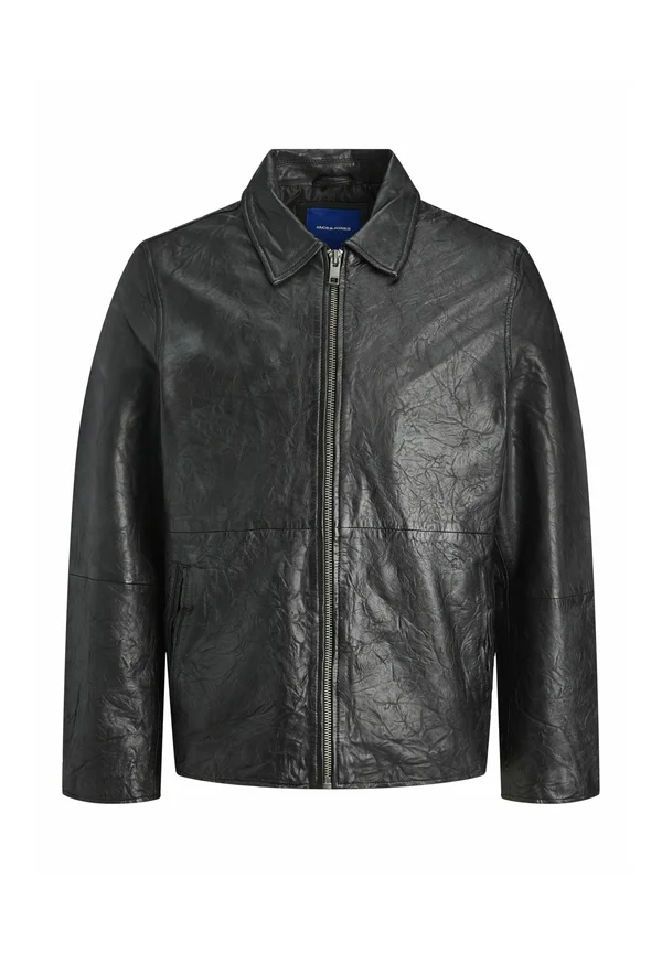 Lederjacke - black